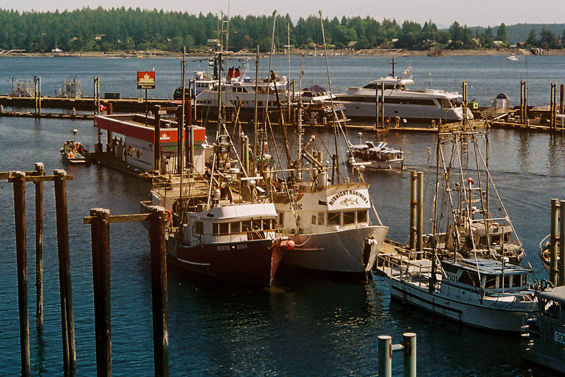 Travel photography - scenic harbor view